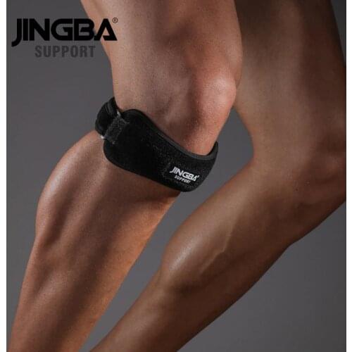 JINGBA SUPPORT Adjustable Patella Knee Tendon Strap Protector Guard Support Pad Belted Sports Knee Brace support Keenpads