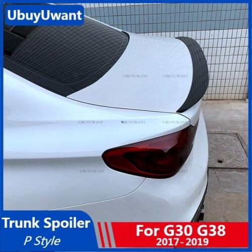 UBUYWUANT for BMW M5 G30 G38 Spoiler 2018 2019 BMW G30 G38 520i 530i 540i Spoiler High Quality ABS Plastic Car Rear Wing Spoiler