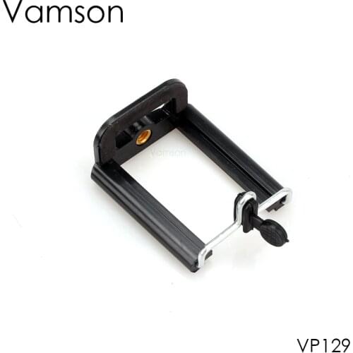 Vamson Ordinary And Thickened Mobile Phone Clip Universal Accessories for Smartphone Cell Phone Tripod Stand Monopod VP129