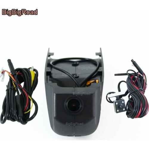 BigBigRoad For BMW 6 serires 640i 640d 650i 630i 630d Car DVR video recorder Dual Cameras lens Dash cam