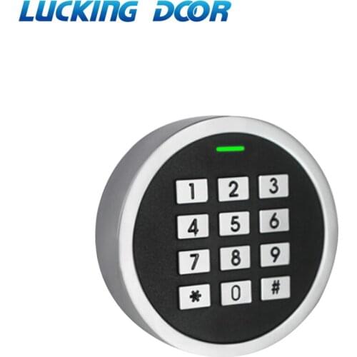 IP66 waterproof Standalone mini access control integrated machine metal access control circular password 125KHZ EM Card