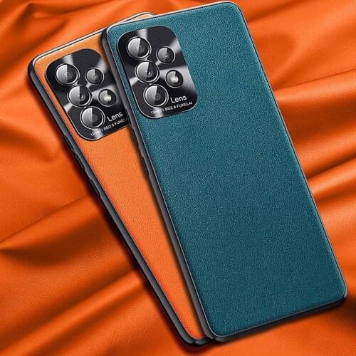 Lens protection phone case For Samsung Galaxy A72 A52 case A32 Plain skin smartphone cover for Samsung A52 A32 4G Fundas