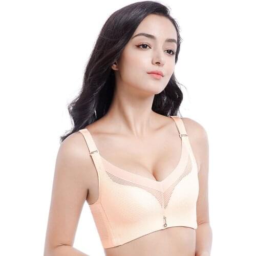 Super Push Up Bras Women Underwear Lingerie Intimates Wire Free Brassiere Plus Size 100 C Cup Ladies Bralette BH