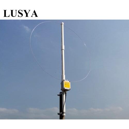 0.1MHz-180MHz 20dB K-180WLA Active Loop Broadband Receiving Antenna LOOP small loop short wave antenna SDR radio antenna H3-008