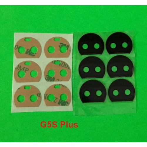 10Pcs/Lot New For Motorola Moto G5S Plus XT1806 XT1804 XT1802 Back Camera Lens Rear Glass Cover With Adhesive Sticker