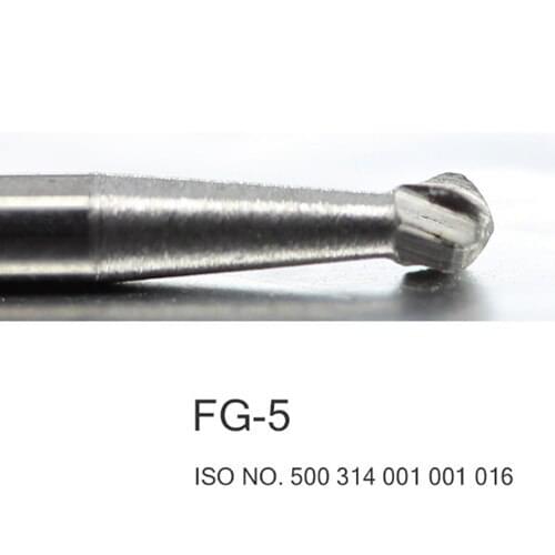 100pcs Dental Tungsten Steel carbide burs FG - 5 High Quality