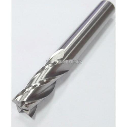 10X10X25X75 High speed steel flat square HSS end mill straight shank milling cutter for machine