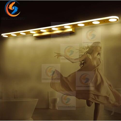 2018 LED Wall Lamp Minimalism Mirror Front Light Bathroom Wall Lights Modern Pinup Luminaire Lampada Corridor Porch Lighting