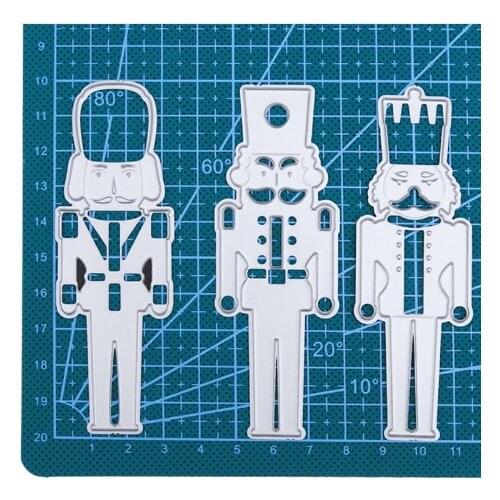 3pcs Hat and beard boy Metal Cut Dies Stencils for Scrapbooking Stamp/photo album Decorative Embossing DIY Paper Cards