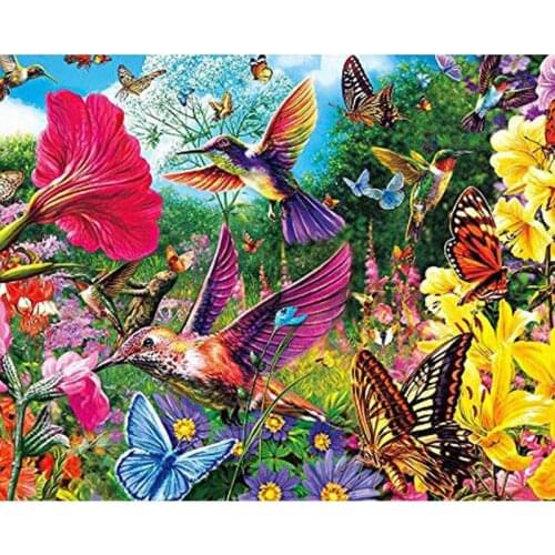 DIY diamond painting animal diamond embroidery Birds diamond mosaic Full Round Drill diamond cross stitch christmas Home decor