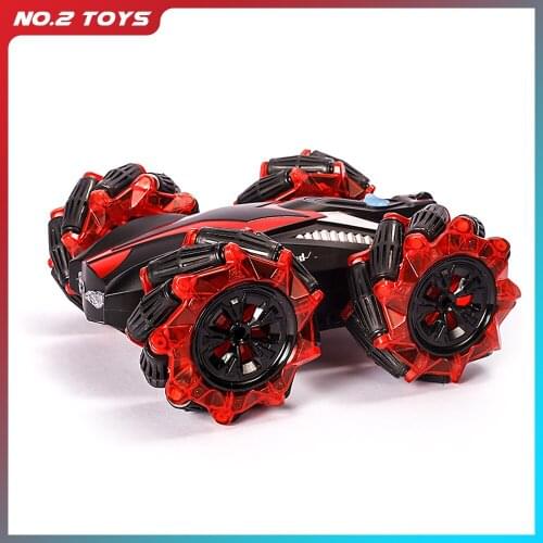 1:16 Remote Control Stunt Car 2.4G Drift 360 Degree Rotation Climbing Off-Road Racing Car with LED Light Sprayable Toy Gift