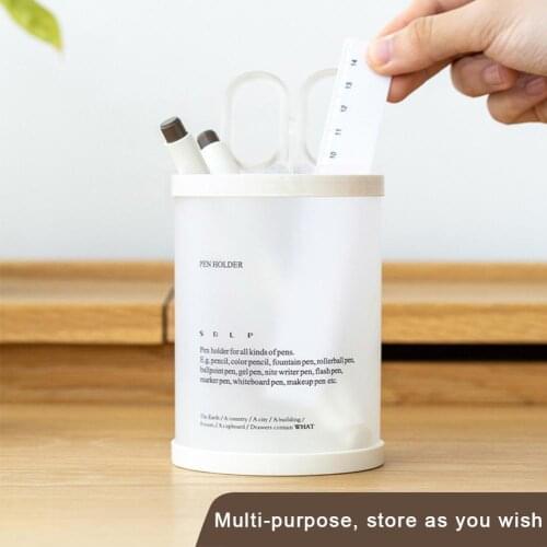 Creative Pen Holder Detachable Cylindrical DIY Desktop Desktop Office Supplies Stand School Student Storage Box Case Organi H9S0