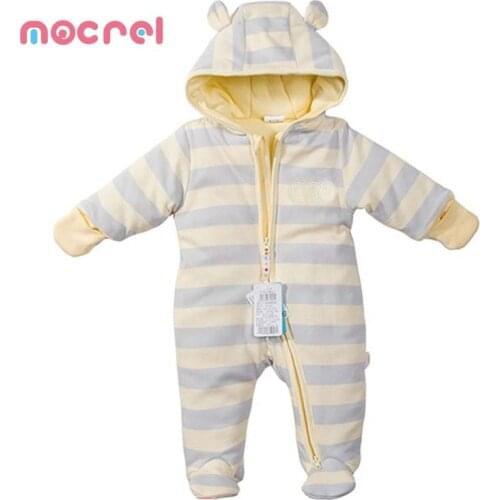 Newborn Baby Winter Clothes Baby Boys Girls Rompers Long Sleeve Clothing Toddler Toddler Boy Footies Clothes Rompers Baby