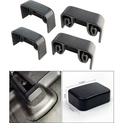 Set of 4 Slide Interior Functional Modification Automobile Anti-Kick Soft Plastic Plugs Accessories for Tesla Model Y