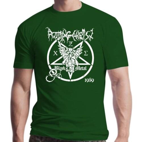 New Rotting Christ 'Since 1989' ( Black ) T Shirt 2021 & Official! MenS Funny Harajuku Tshirt