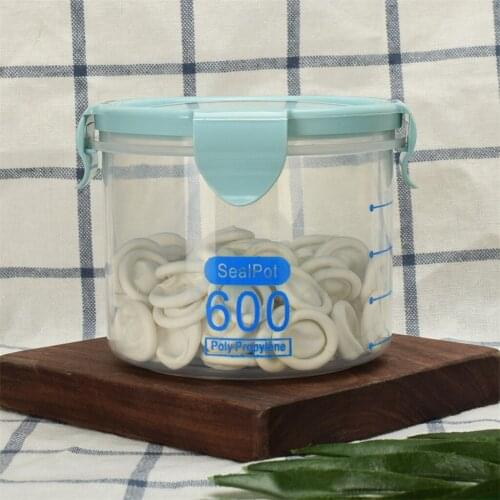 Plastic Supplies Storage Box Needles Ink Caps Finger Cots Case 600ml