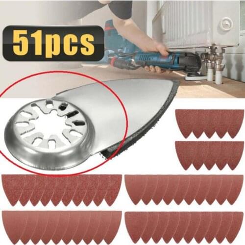 Practical Accessories Multifunctional Professional Finger Sanding Pad Oscillating Sheets ABS Multi Tool Sand Paper