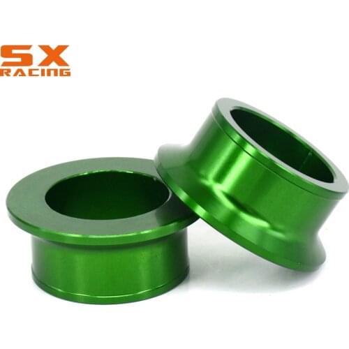 Motorcycle Rear Wheel Hub Spacer Set For KAWASAKI KX125 KX250 2003-2008 KX250F KXF250 04-16 KX450F KXF450 06-16 KLX450R 08-15