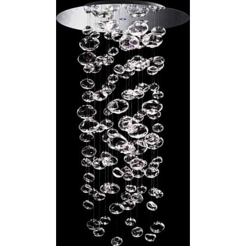 Luxury LED Bubble crystal LED Pendant Lamps Glass Drop Pendant Light for Living Room Lighting Fixture Art Home Pendant Lamp B125