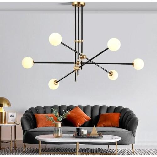 Modern LED Pendant Lights minimalist nordic glass loft hanging lamp G9 Light Bulb magic beans kitchen Pendant lighting Fixtures