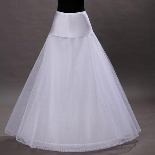 Adult High Quality A Line No Hoop Floor Length Bridal Wedding Dress Crinoline Petticoat Petticoat Wedding Accessories