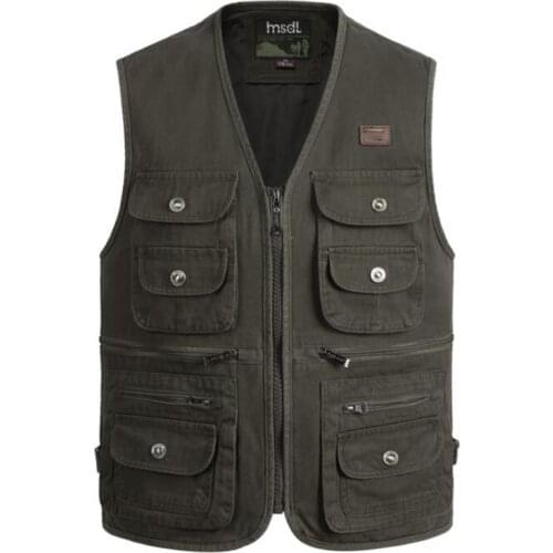 New Summer men Outdoors Travels Vests Mesh men Vest Photographer Vest Shooting Vest with Many Pocket Wholesale size S-4XL