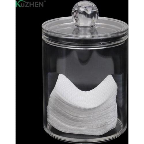 1PC Clear Acrylic Storage Holder Box Transparent Cotton Swabs Stick Cosmetic Makeup Organizer Case