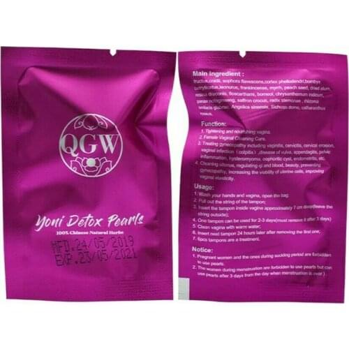 10pcs/set Aginal Tampon Natural Womb Yoni Vaginal Cleansing Healing Pearls Tampons Vagina Clean Womens Health