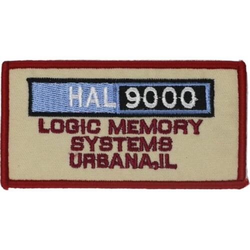 2001 A SPACE ODYSSEY HAL 9000 Logo TV Movie Series Costume applique sew on/ iron on patch hook loop