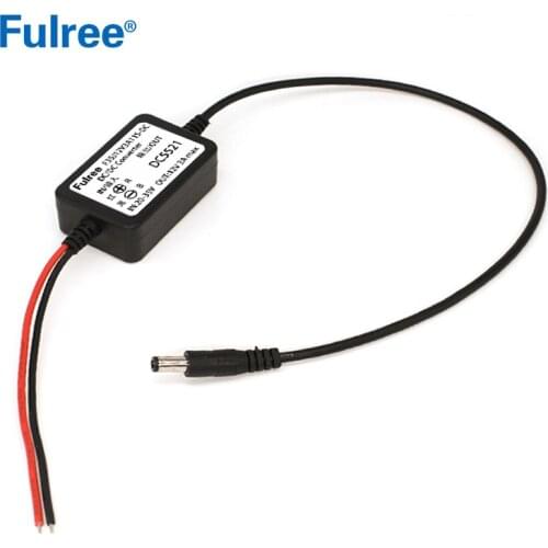 24V to 12V 3A 5A 10A DC Step Down Power Converter 24Vdc to 12Vdc Buck Voltage Regulator 5.5mm 2.1mm Male Plug Adapter Terminal