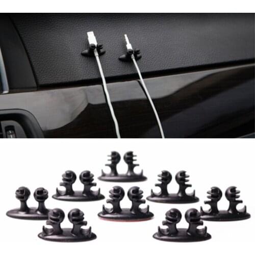 8pcs universal Multifunction data cable clip for Mitsubishi Asx Outlander Lancer EX Pajero Evolution Eclipse Grandis