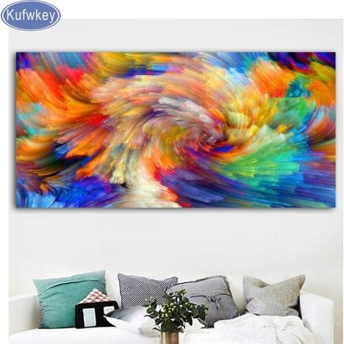 Embroidery diamond mosaic,full,square,Large,diy 5d diamond painting Abstract psychedel clouds,picture rhinestone,crafts&decor