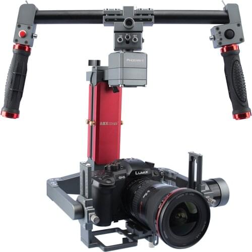 ASXMOV Phoenix 4.5kg payload 3 axis handheld Gimbal video stabilizer dslr gimbal stabilizer without controller