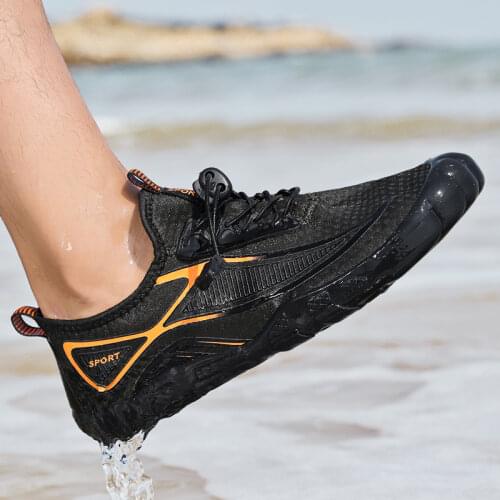 Quick Dry Unisex Upstream Seaside Wading Shoes Nonslip Breathable Beach Trekking Water Shoes Mens Women Barefoot Aqua Shoes