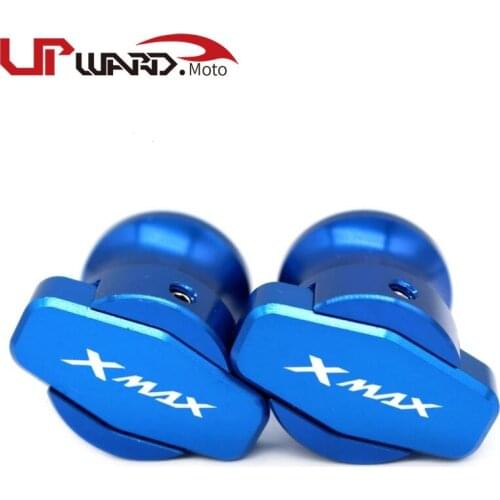 For YAMAHA XMAX X-MAX 125 250 300 400 XMAX300 2017 2018 Motorcycle CNC Frame Stands 6MM Screws Sliders Swingarm Spools Slider
