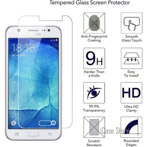 J5 Tempered Glass Premium Real Screen Protector For Samsung Galaxy J5 J500 SM-J500F J5 2015 / 2014 Phone Model Protective Film