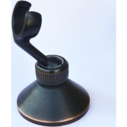 Black Oil Rubbed Brass Wall Mounted Bathroom Hand Held Shower Adjusts Bracket Holder dsh062