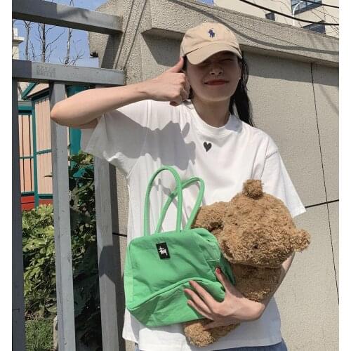 Summer new small love printing loose short-sleeved T-shirt female wild thin casual round neck top T-shirt