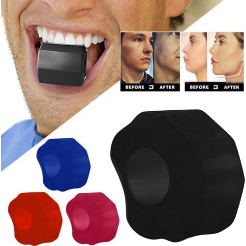 Face Masseter Facial Double Chin Reducer Jaw Muscle Exerciser Chew Ball Chew Bite Breaker Training to Face Lift Fat Burner
