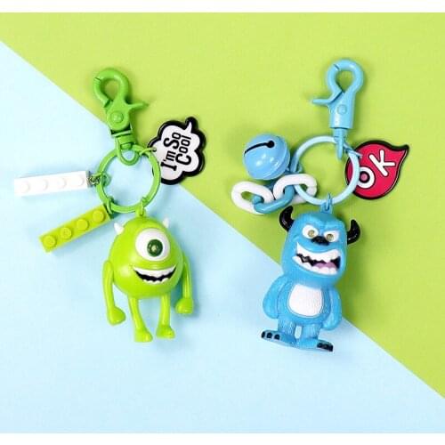 Sulley Mike Fashion Anime Action Figure Model PVC Collection Cartoon Figures Luminous Toys Keychain Unisex Gifts