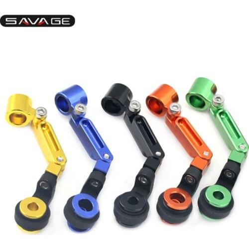 CNC Brake Master Fluid Reservoir Cylinder Adaptable Clamp Oil Cup Mount Bracket Motorcycle Accessories 7 colors
