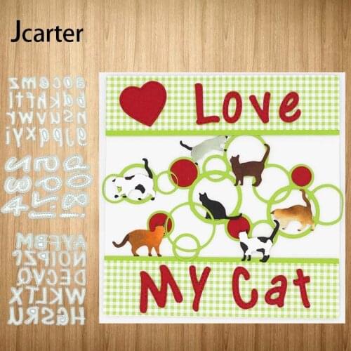 2021 New Design Metal Cutting Dies Letters Number Craft Scrapbooking Handmade Knife Mould Blade Punch Stencils Dies Cut Model