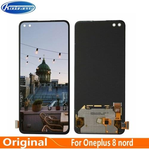 Original Amoled 6.44"For OnePlus 8 NORD 5G AC2001 AC2003 LCD Display Touch Panel Digitizer Screen Assembly