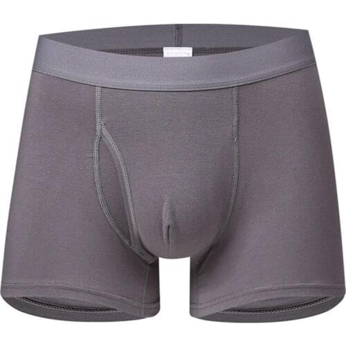 Cotton Boxer Men Boxer Shorts Mens Underwear Leica Solid Color Men Underpants Homme Boxershorts Breathable calzoncillo hombre