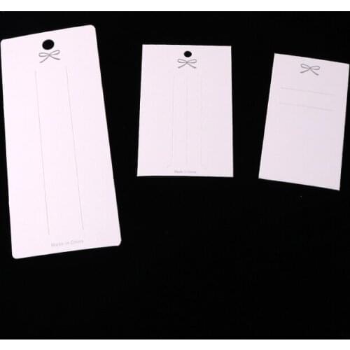 Korean Princess Boutique Hair Clip Packaging Jewelry Cards 50Pcs/Lot 5.5x10cm Hair Clasp Hair Ornament Paper Card Bow Printing
