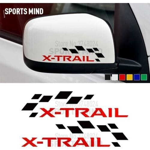 1 Pair SPORTS MIND Car Styling Rearview Mirror Car Sticker Decal For Nissan X Trail T32 T31 T30 X-trail Nismo Accessories