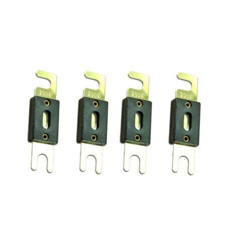 10PSC Car Vehicle ANL Fuse Gold Plated For Audio Installation Power 200AMP 200A