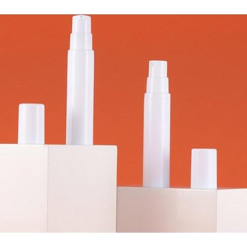 2021 New 5ml 10ml Empty Perfume Mist White Spray Plastic Bottle Sample Pen Bottle Small Atomizer Sprayer Vial Container