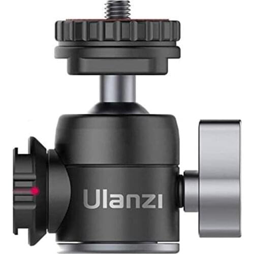 ULANZI U-60 Camera Tripod Ball Head Mount Adapter 360 Rotation for iPhone 12 pro max /Gopro hero 9 8 7/Sony zv1 /Canon z7 DSLR
