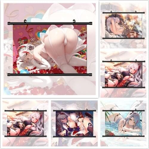 Azur Lane Prinz Eugen Anime Manga HD Print Wall Poster Scroll